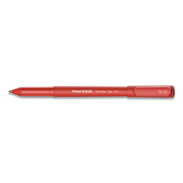 Paper Mate® Write Bros. Ballpoint Pen, Stick, Fine 0.8 Mm, Red Ink, Red Barrel, Dozen freeshipping - TVN Wholesale
